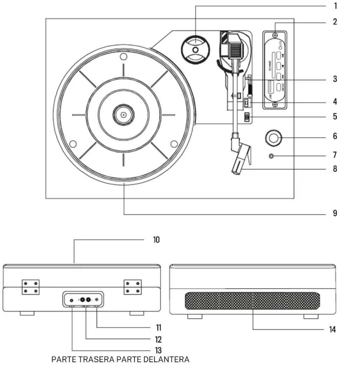 Create Record Player Compact - PRECAUCIÓN: - 4