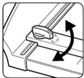 FELLOWES Atom 180 - GUIDAGES DU BORD REGLABLES ( Pour des coupes répétées ) - 2