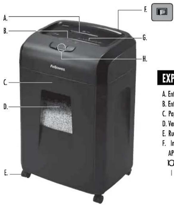 FELLOWES Microshred 94MC - DÉPANNAGE - 3