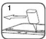 FELLOWES Powershred LX170 - FOLLOW OILING PROCEDURE BELOW AND REPEAT TWICE TO CLEAN THE SENSORS - 1