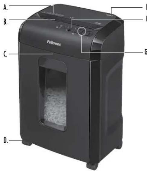 FELLOWES Powershred 10M7 - La déchiqueteuse ne démarre pas : - 3