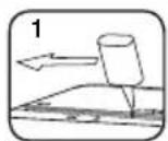 FELLOWES Powershred LX180 - FOLLOW OILING PROCEDURE BELOW AND REPEAT TWICE TO CLEAN THE SENSORS - 1