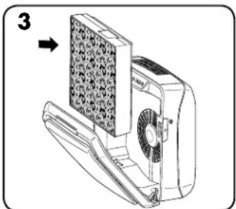 FELLOWES AeraMax Pro AM3R - PROCEDIMIENTO DE REEMPLAZO DEL FILTRO: - 3