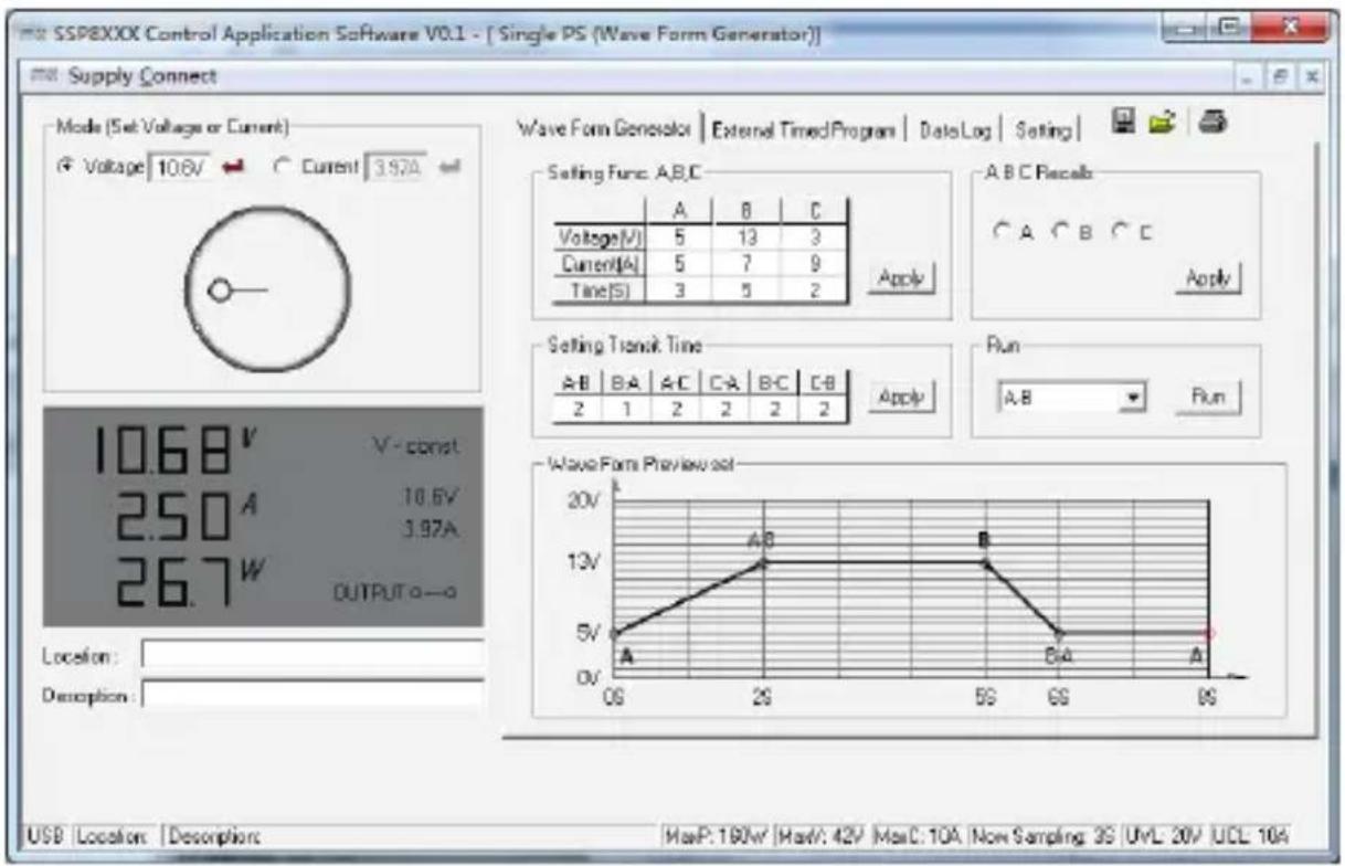 VOLTCRAFT CPPS-160-42 - STURING MET PC-SOFTWARE - 3