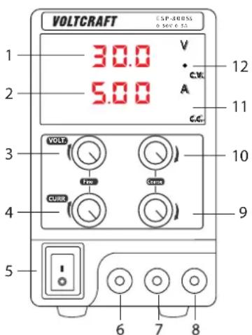 VOLTCRAFT ESP-3005S - Veiligheidsinstructies - 3