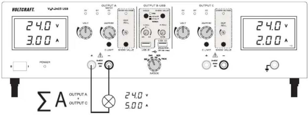 VOLTCRAFT VLP-2403 USB - Parallel-Betrieb (PAR) - 2