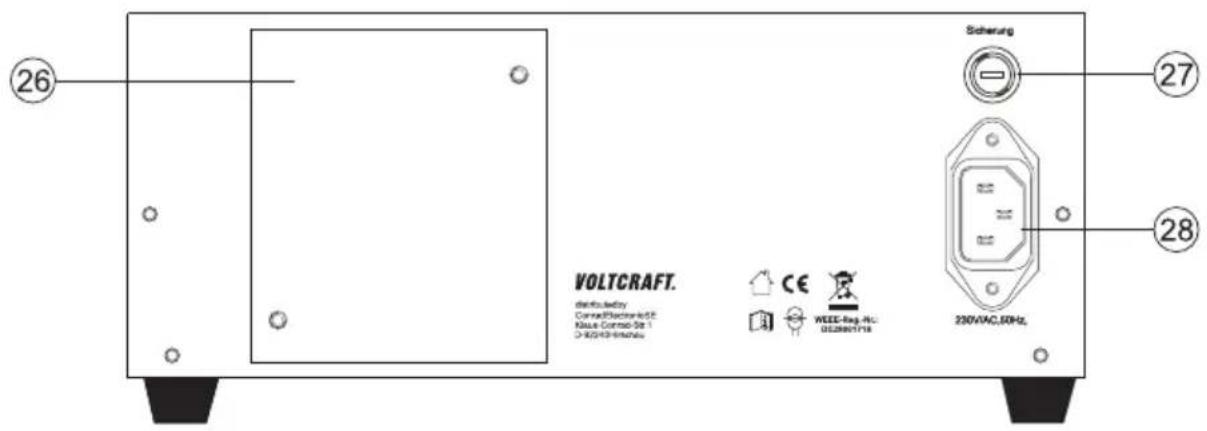 VOLTCRAFT VLP-2403 USB - Product overview - 2