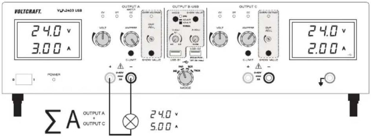 VOLTCRAFT VLP-2403 USB - Parallel bedrijf (PAR) - 2