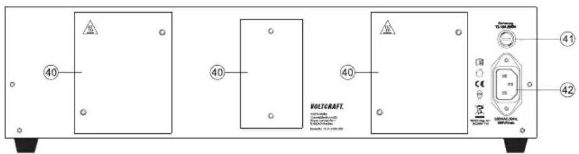 VOLTCRAFT VLP-2403 USB - Éléments de fonctionnement - 2