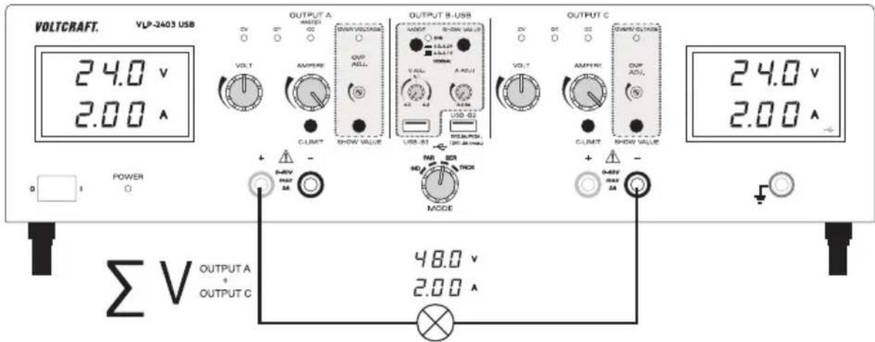 VOLTCRAFT VLP-2403 USB - Serien-Betrieb (SER) - 2