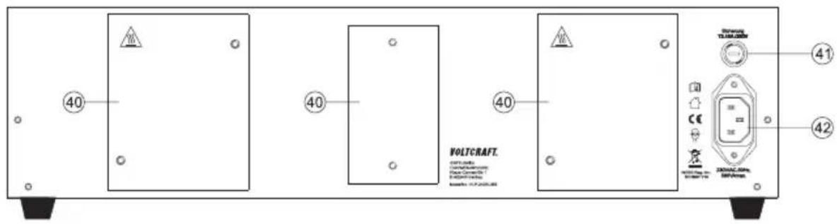 VOLTCRAFT VLP-2403 USB - Bedienelemente - 2
