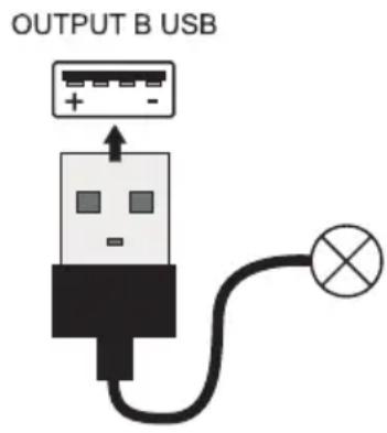VOLTCRAFT VLP-2403 USB - Uitgangsspanning en stroom van uitgang B USB-B1 instellen - 4