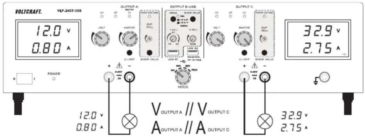 VOLTCRAFT VLP-2403 USB - Individual-Betrieb (IND) - 1