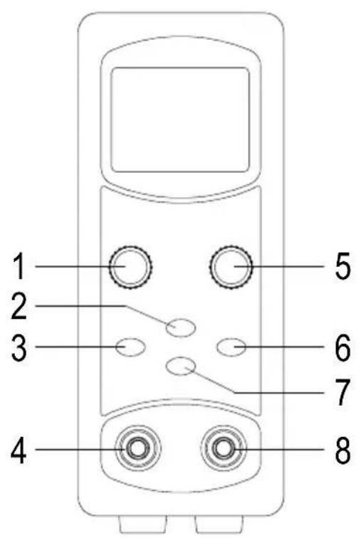VOLTCRAFT LSP-2165 - ANSCHLÜSSE UND BEDIENELEMENTE - 1