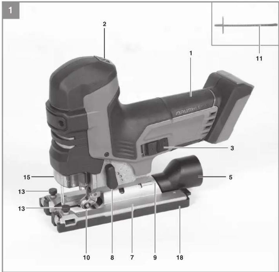 EINHELL TP-JST 18/135 Li BL - 2