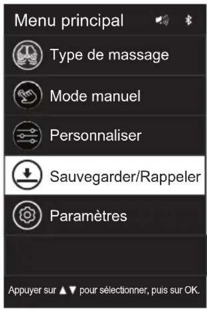INSIGNIA NS-MGC600BK2 - Modification des paramètres de massage enregistrés - 1