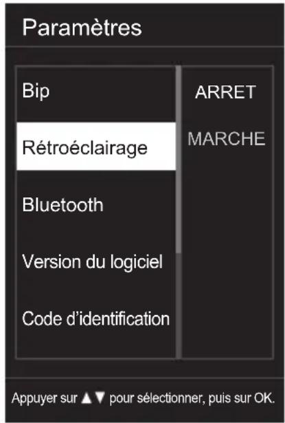 INSIGNIA NS-MGC600BK2 - Mise sous tension ou hors tension du rétro-éclairage - 2
