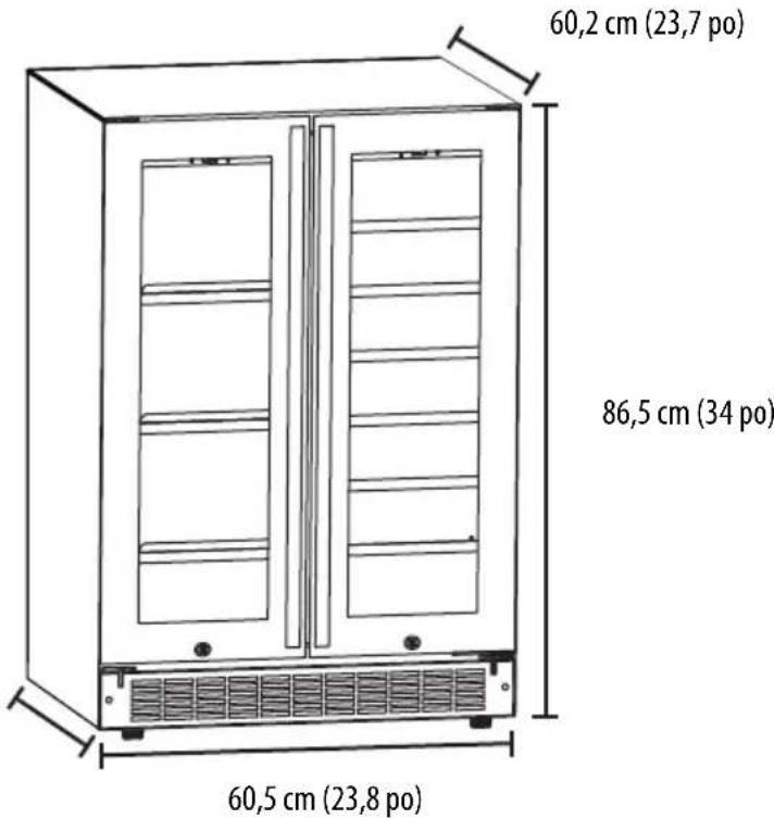INSIGNIA NS-BC2ZSS1 - Dimensions - 1