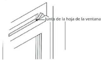 Keystone KSTAW18C - Instale la junta del marco de la ventana y el bloqueo de seguridad - 1