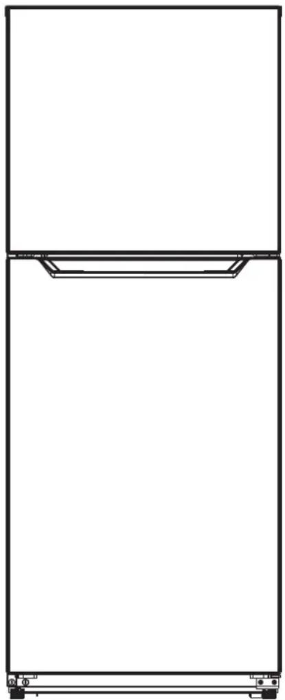 INSIGNIA NS-RTM10WH2 - Réfrigérateur à congélateur supérieur de 10 pi³ - 1