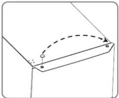 INSIGNIA NS-UZ70SS4 - Inversion de la porte du congélateur - 8