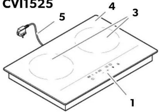 DOMETIC CVI1350 - EN Induction cooktop - 3