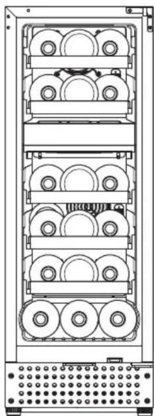 DOMETIC C18B - Weinkühlschrank - 20