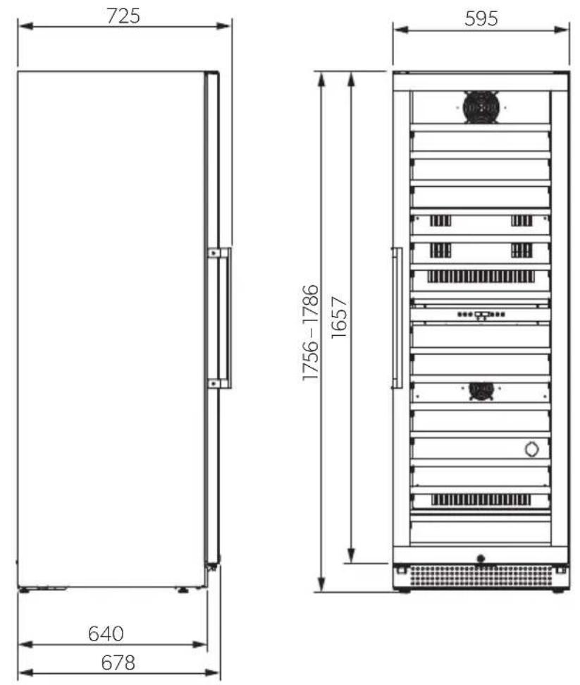 DOMETIC C154F - DE Weinkühlschrank - 1