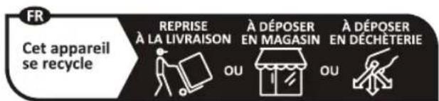 SAMSUNG RB34C600EBN - Instructions concernant la règlementation DEEE - 3