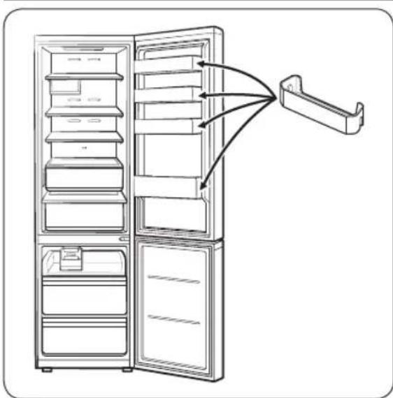 SAMSUNG RB53DG703EB1 - STEP 2 Door bins - 1