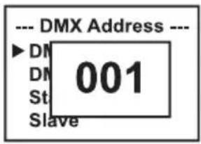 Cameo AZOR W2 - DMX-STARTADRESSE EINSTELLLEN (DMX Address) - 2