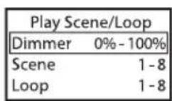 Cameo PIXBAR SMD IP G2 - MODE DE FONCTIONNEMENT AUTONOME PLAY SCENE / LOOP - 1
