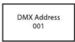 Cameo PIXBAR SMD IP G2 - RÉGLAGE DE L'ADRESSE DE DÉPART DMX (DMX Address) - 3