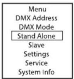 Cameo PIXBAR SMD IP G2 - (Szene 1 - 8 / 8-Schritt-Farbsequenzen 1 - 8) - 8
