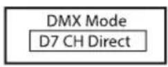 Cameo PIXBAR SMD IP G2 - Modos operativos DMX con canal de retardo DMX: - 2