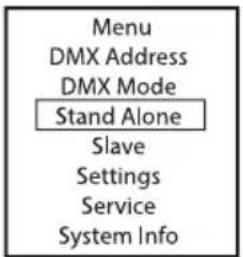 Cameo PIXBAR SMD IP G2 - TRYB STAND-ALONE DIRECT LED - 1