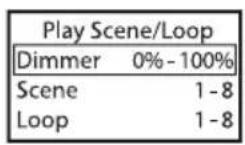 Cameo PIXBAR SMD IP G2 - STAND-ALONE-BETRIEBSART PLAY SCENE / LOOP - 1