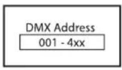 Cameo PIXBAR SMD IP G2 - AJUSTE DE LA DIRECCIÓN INICIAL DMX (DMX Address) - 2