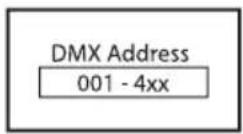 Cameo PIXBAR SMD IP G2 - USTAWIANIE ADRESU STARTOWEGO DMX (DMX address) - 2
