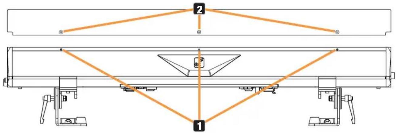 Cameo PIXBAR SMD IP G2 - Pionowy montaż podłogowy - 3