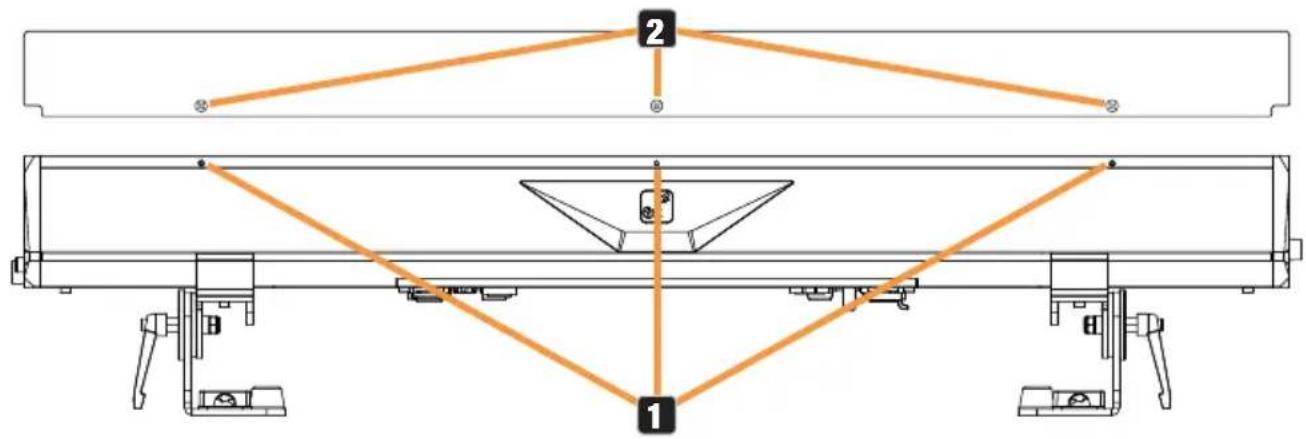 Cameo PIXBAR SMD IP G2 - PROTEZIONE ANTIRIFLESSO - 1