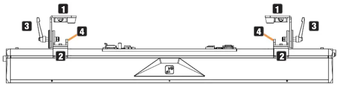 Cameo PIXBAR SMD IP G2 - Montaż PIXBAR® na kratownicy - 1