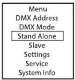 Cameo PIXBAR SMD IP G2 - Modos operativos DMX con canal de retardo DMX: - 5