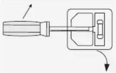 VOLTCRAFT CPPS-160-84 - a) Netzsicherung wechseln - 1