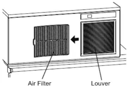 Hoshizaki IM-240DWNE-HC - [d] Air Filter (Air-Cooled Model Only) - 1