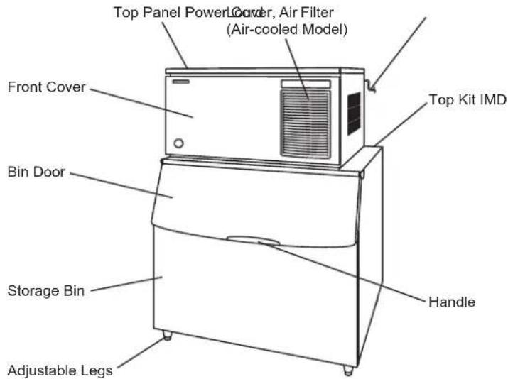 Hoshizaki IM-240DWNE-HC - CONSTRUCTION - 1