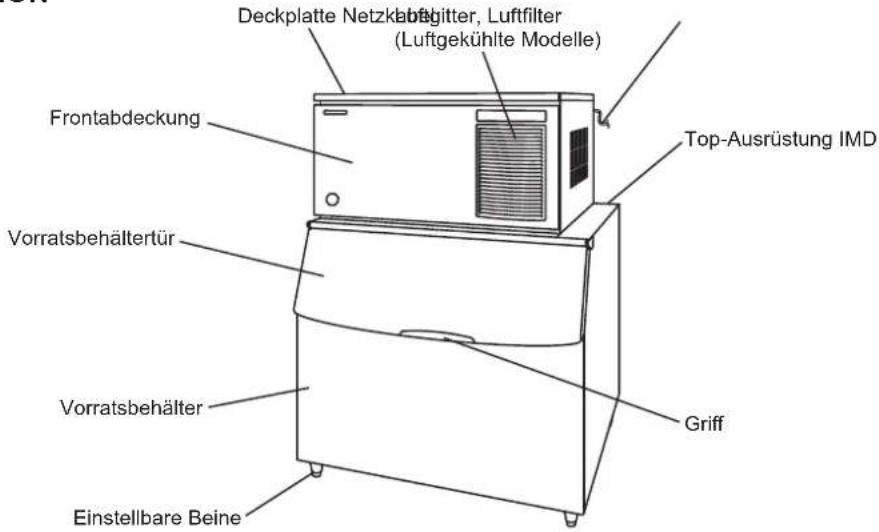 Hoshizaki IM-240DWNE-HC - KONSTRUKTION - 1
