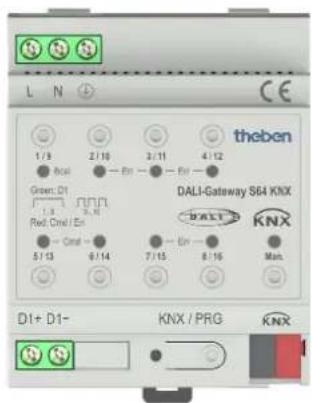 THEBEN DALI-Gateway S128 KNX - Aperçu des produits - 1