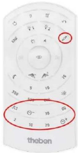 THEBEN theMura P180 2.20 KNX UP - Sensibilité de détection - 4
