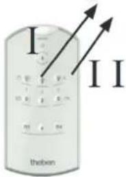 THEBEN theMura P180 2.20 KNX UP - Combinaison du détecteur de présence et de la télécommande theSenda B - 11